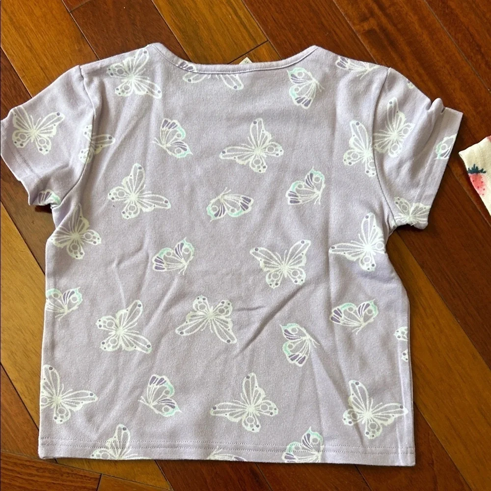 Falls Creek Kids Pajama Set - Lavender and Cream